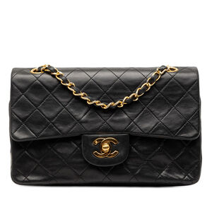 Pre-Loved Chanel Small Classic Lambskin Double Flap